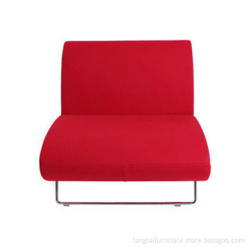 Sofa Chair, Made of PU/Imitation Cashmere, ODM/OEM Services Provided